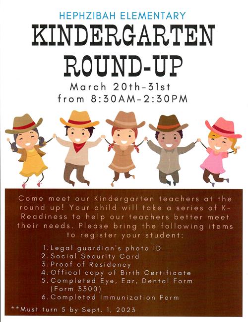 Kindergarten Round-Up